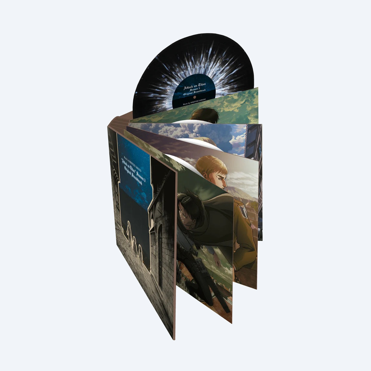Attack on Titan Season 3 Original Soundtrack Deluxe Vinyl Record