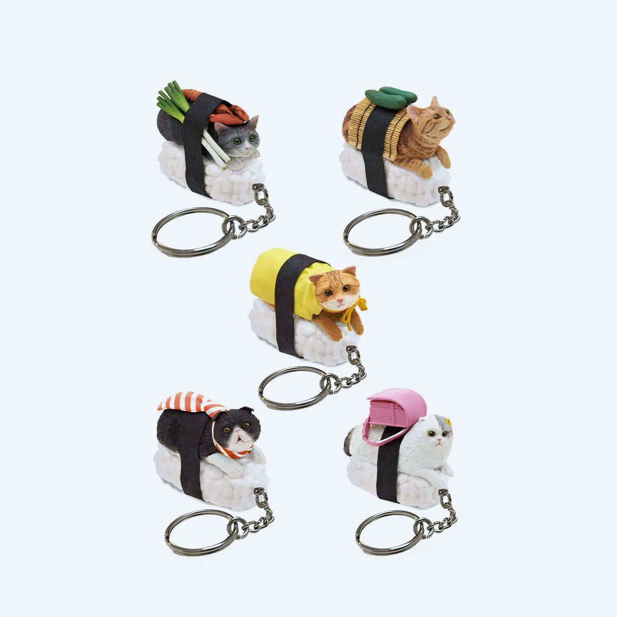Sushi Cat (Nekozushi) Keyring Vol.1 Blind Box – TOHO animation