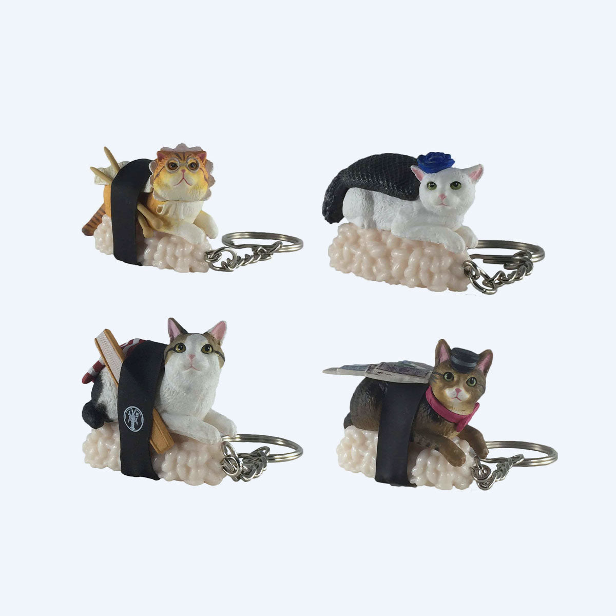 Sushi Cat (Nekozushi) Keyring Vol.2 Blind Box – TOHO animation