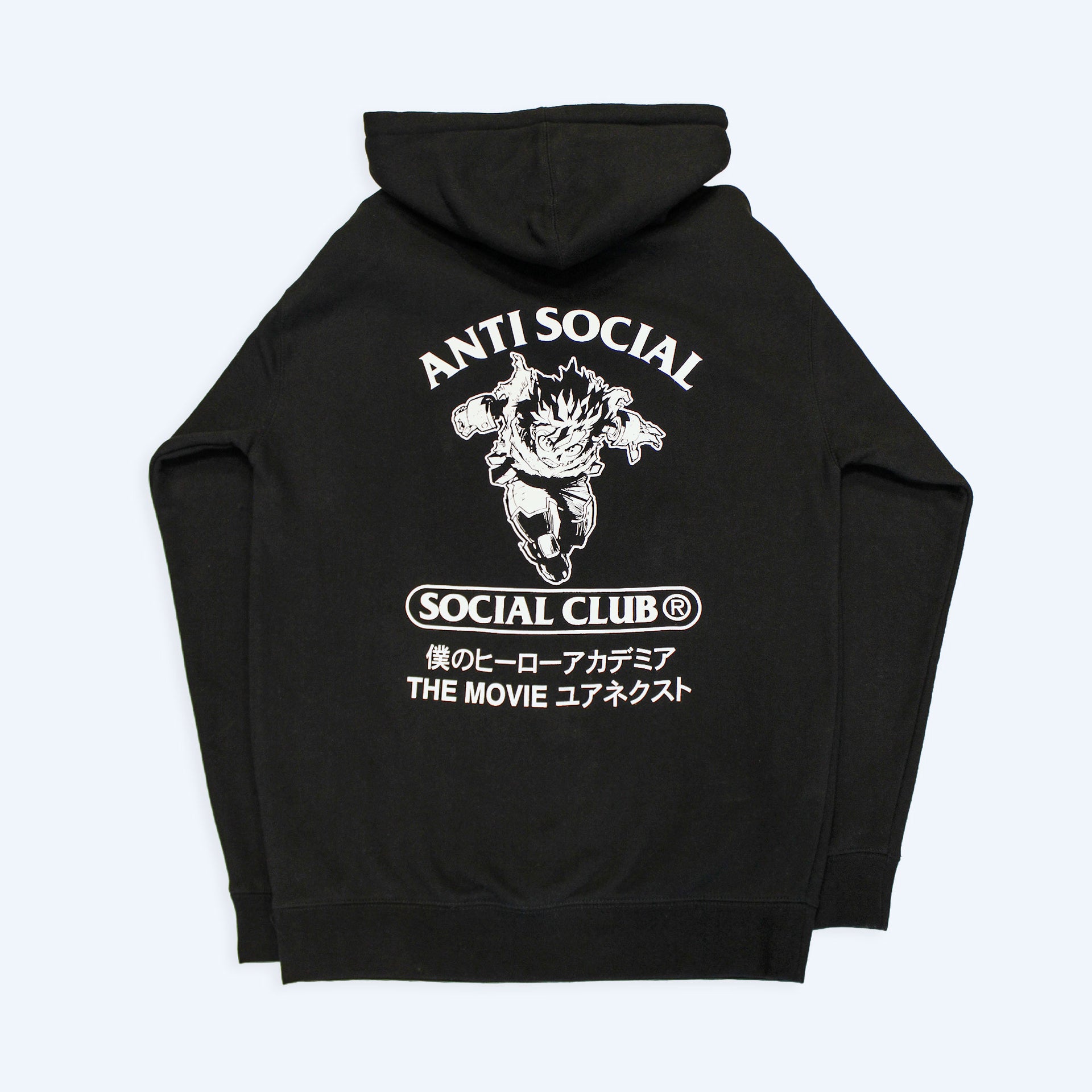 My Hero Academia x AntiSocialSocialClub Deku Hoodie - Black