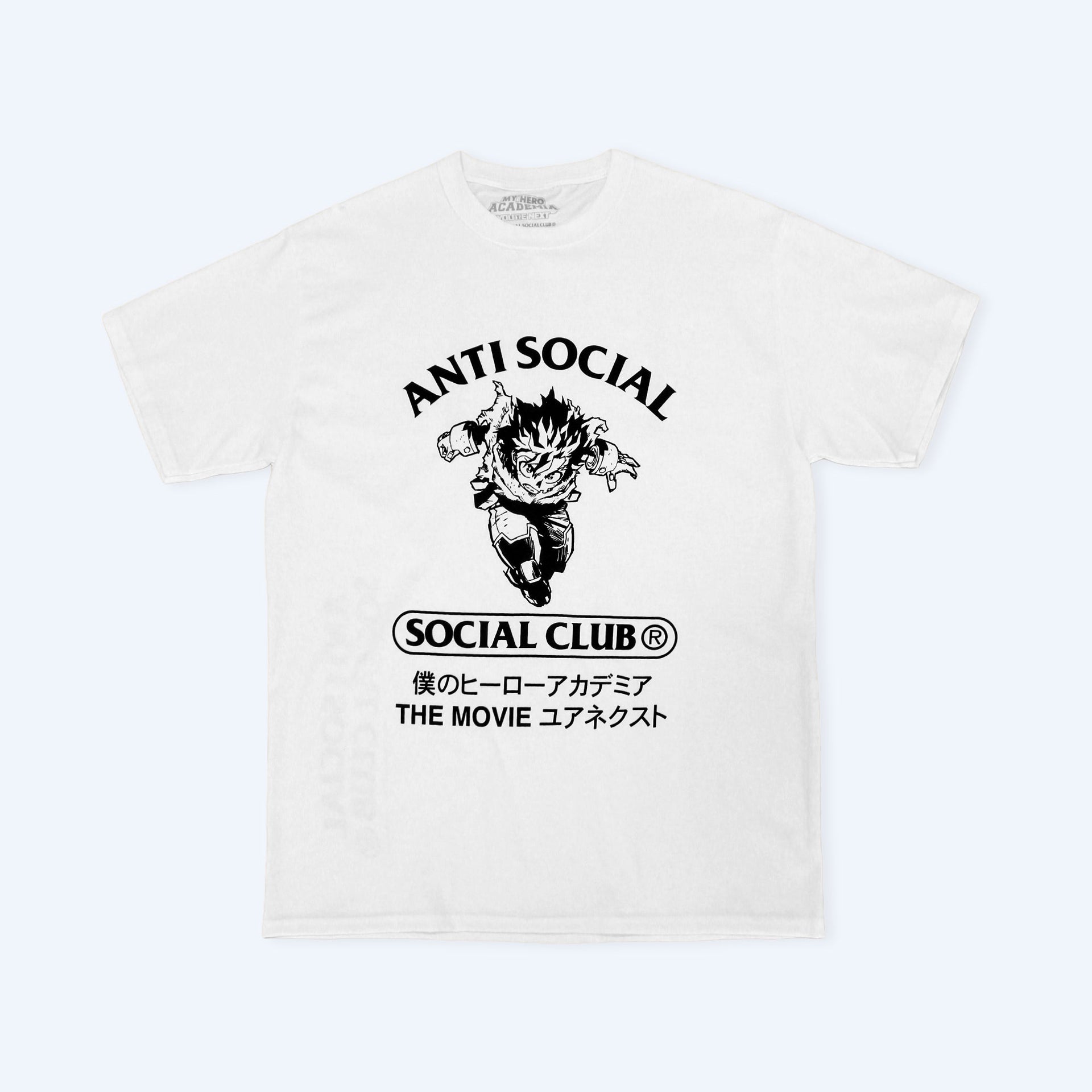 My Hero Academia x AntiSocialSocialClub Deku T-Shirt - White