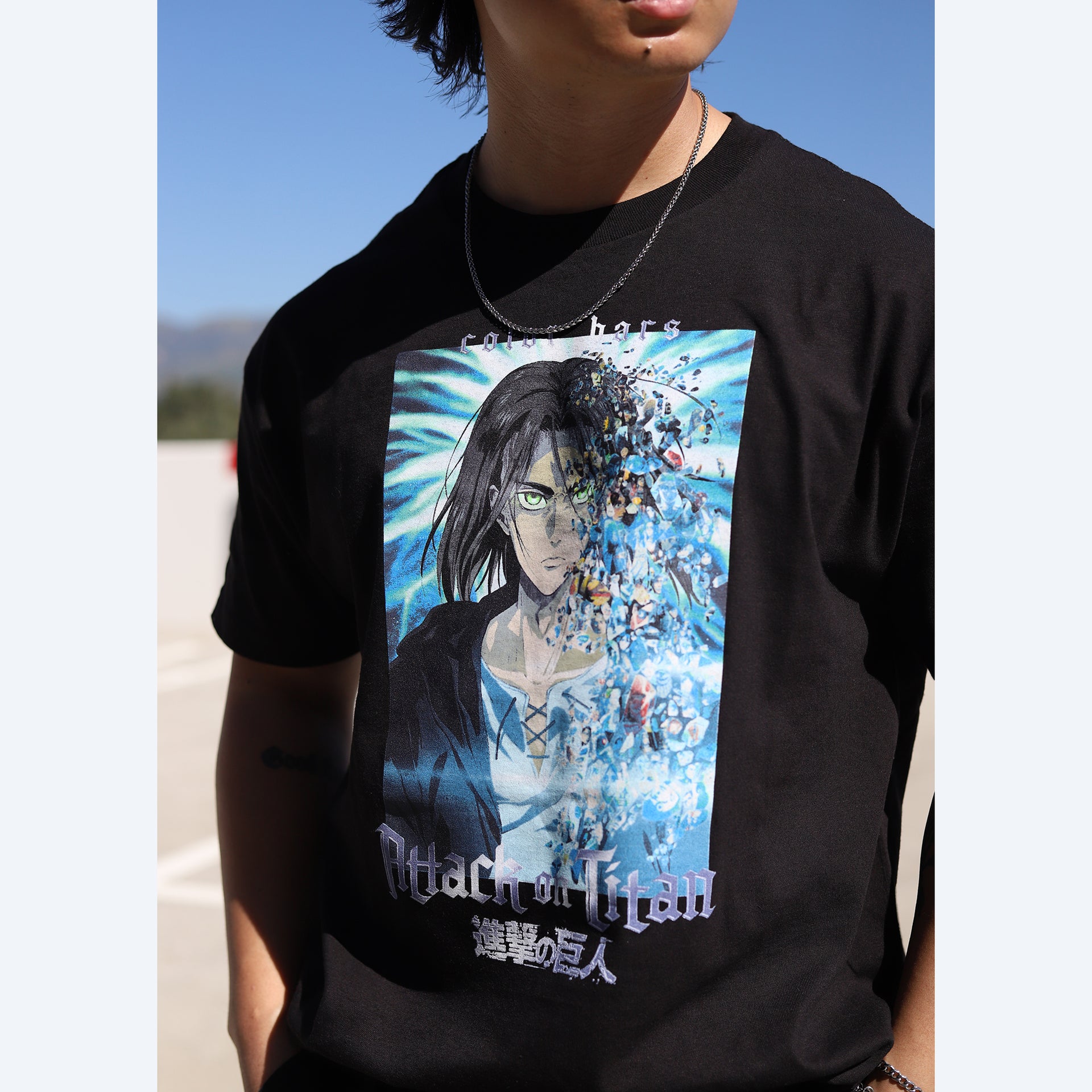 Attack on Titan x Color Bars: The Final Season T-Shirt (Black)