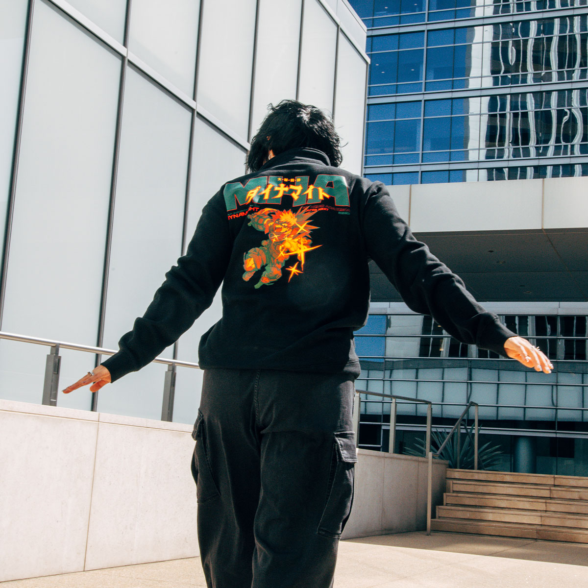 My Hero Academia Bakugo Quarter Zip Pullover