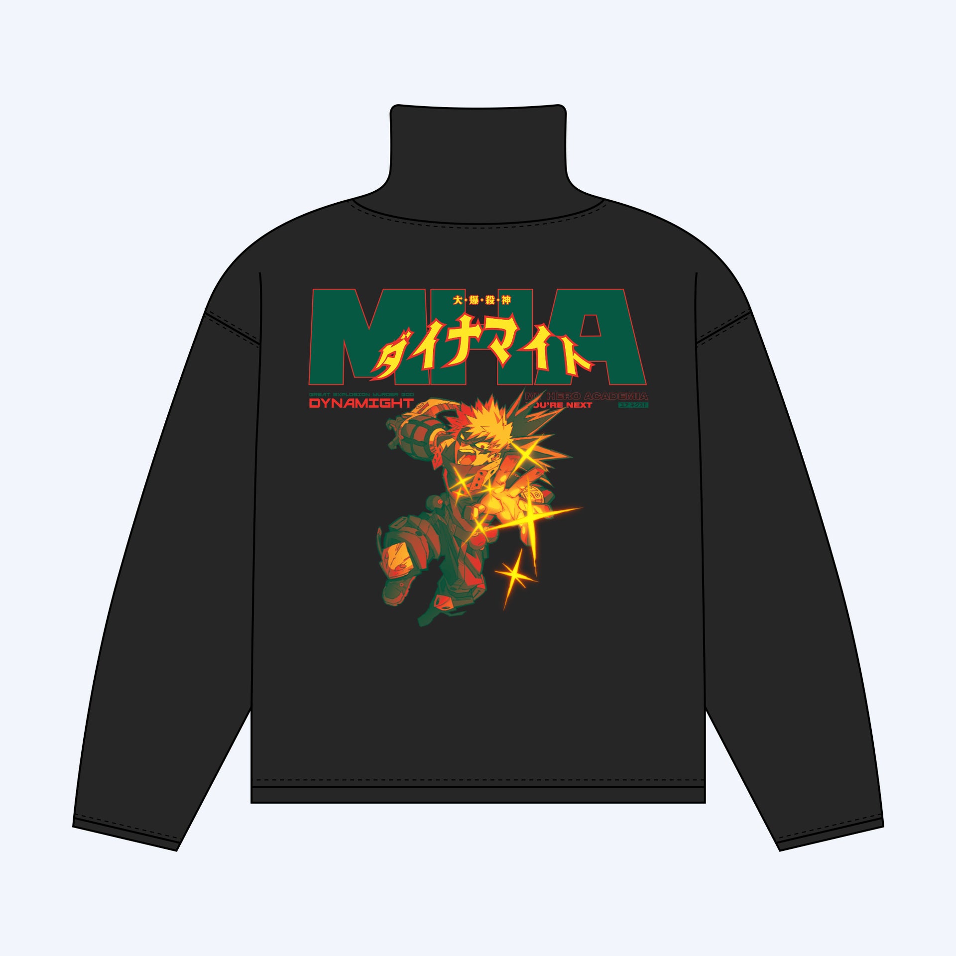 My Hero Academia Bakugo Quarter Zip Pullover
