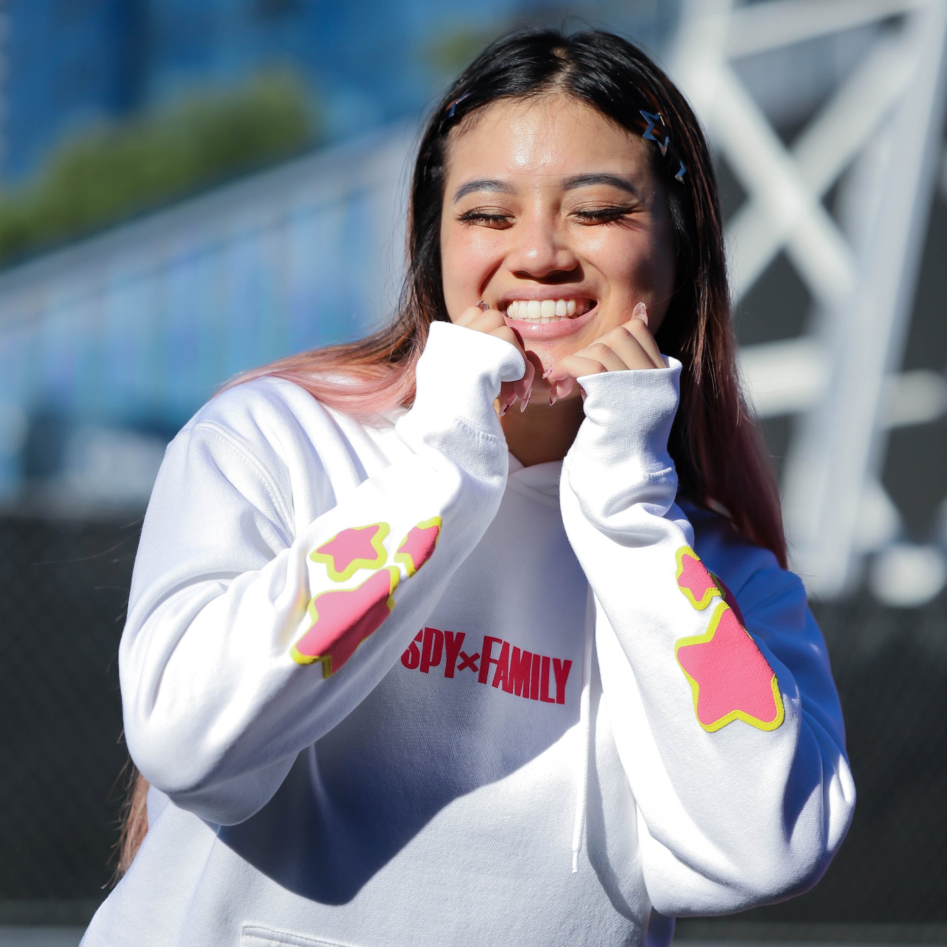 SPY x FAMILY Anya Faces Hoodie