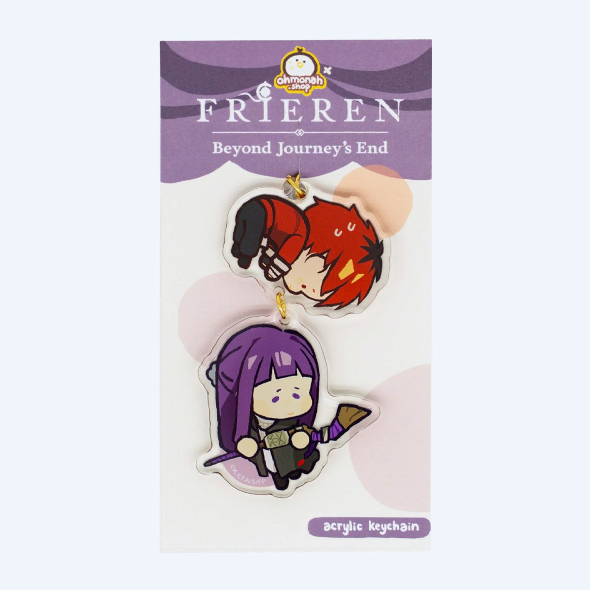 Frieren: Beyond Journey's End Fern and Stark ohmonah Keychain Set