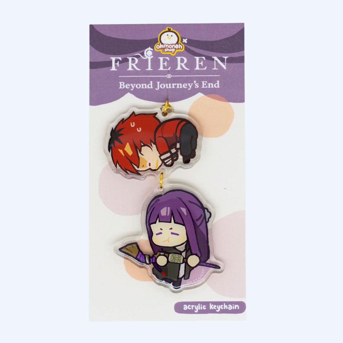 Frieren: Beyond Journey's End Fern and Stark ohmonah Keychain Set