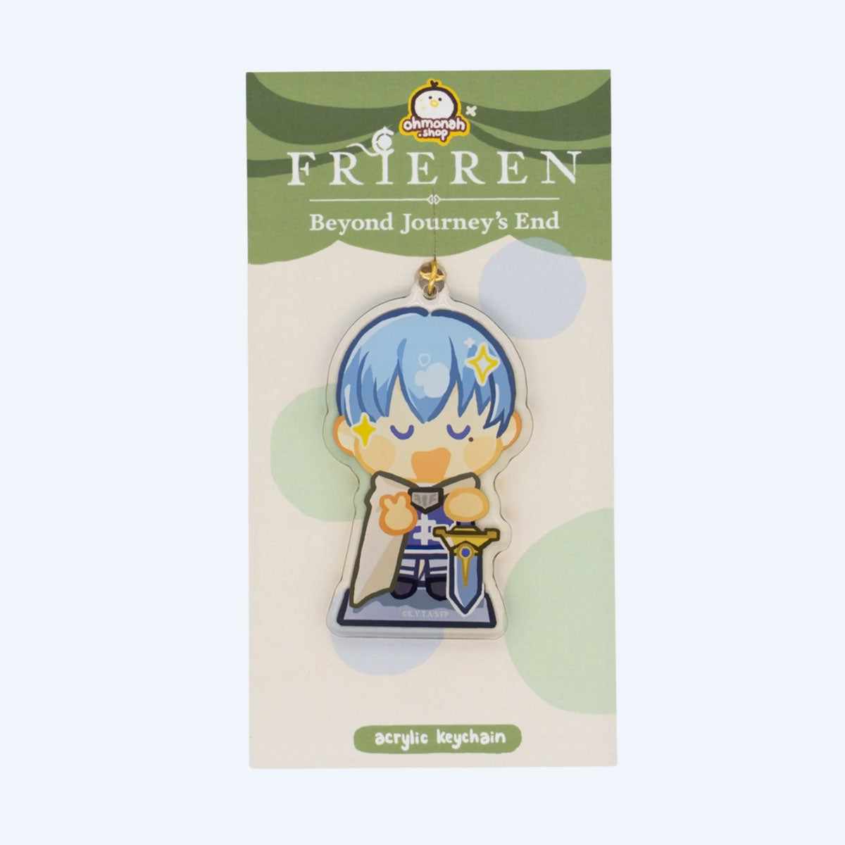 Frieren: Beyond Journey's End Himmel Statue ohmonah Keychain