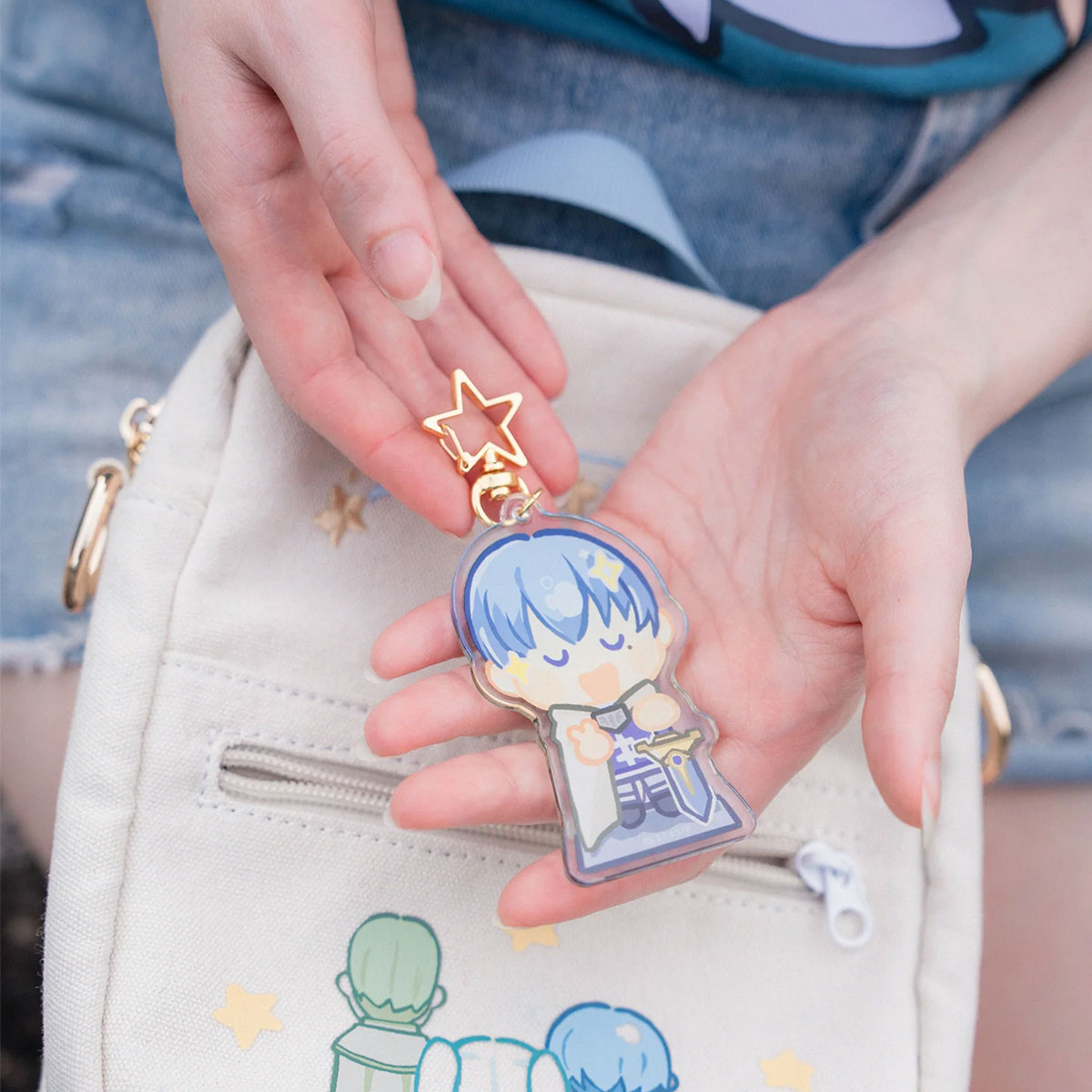 Frieren: Beyond Journey's End Himmel Statue ohmonah Keychain