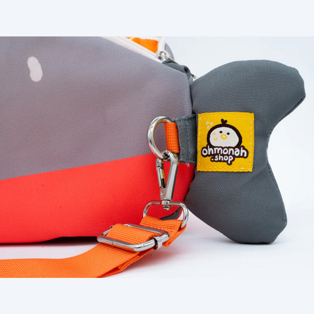 ohmonah Salmon Crossbody Bag
