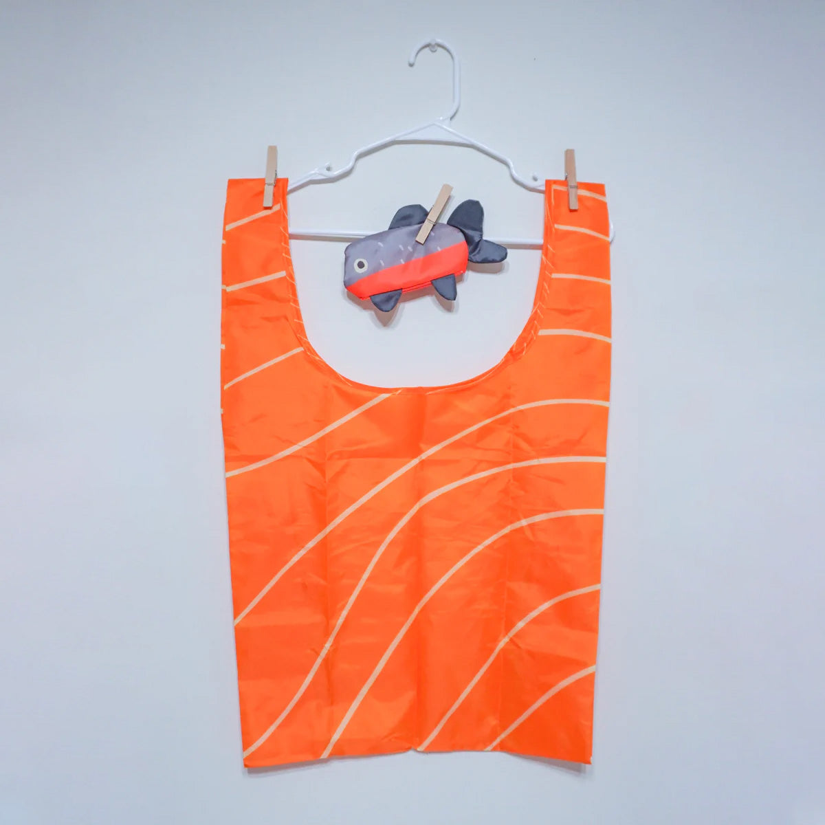 ohmonah Salmon Reusable Shopper Bag
