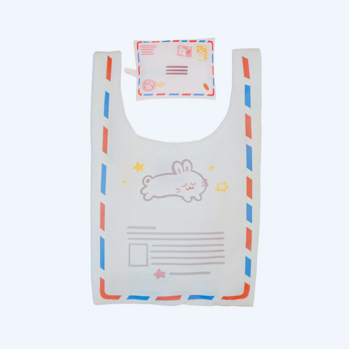 ohmonah Bunny Mailer Reusable Shopper Bag