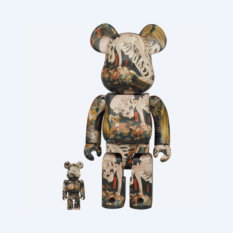 BE@RBRICK Utagawa Kuniyoshi The Haunted Old Palace at Soma 100% & 400%
