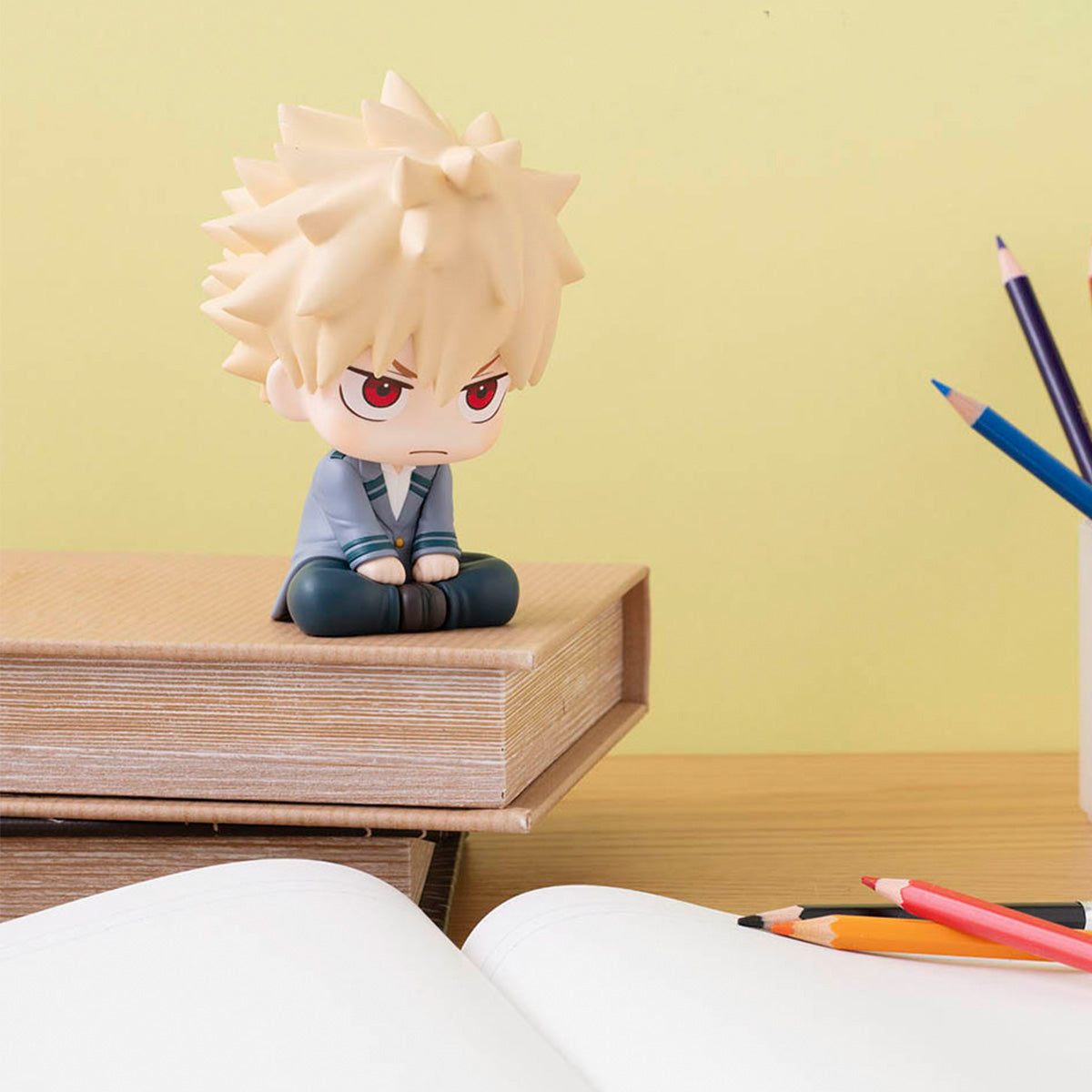 My Hero Academia Katsuki Bakugo School Uniform Megahouse Lookup Figure