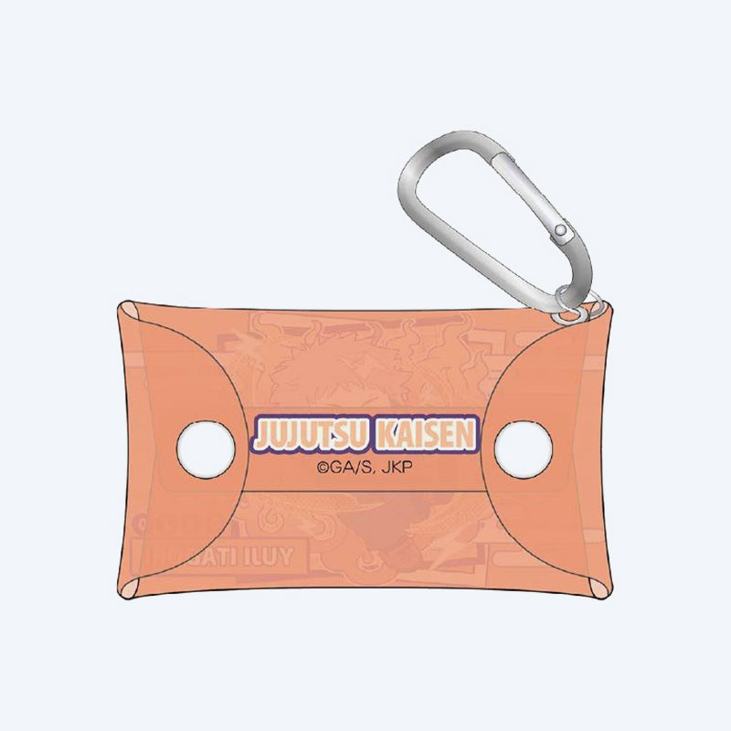 Jujutsu Kaisen Aurora Pastel Pop Yuji Clear Pouch with Carabiner