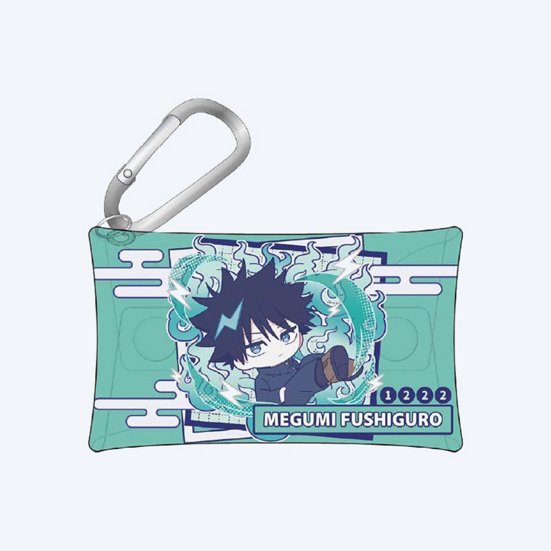 Jujutsu Kaisen Aurora Pastel Pop Megumi Clear Pouch with Carabiner