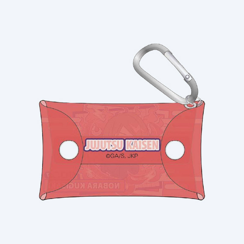 Jujutsu Kaisen Aurora Pastel Pop Nobara Clear Pouch with Carabiner