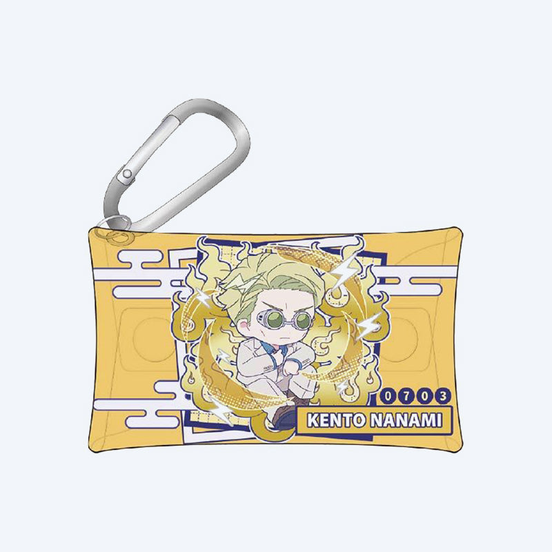 Jujutsu Kaisen Aurora Pastel Pop Nanami Clear Pouch with Carabiner