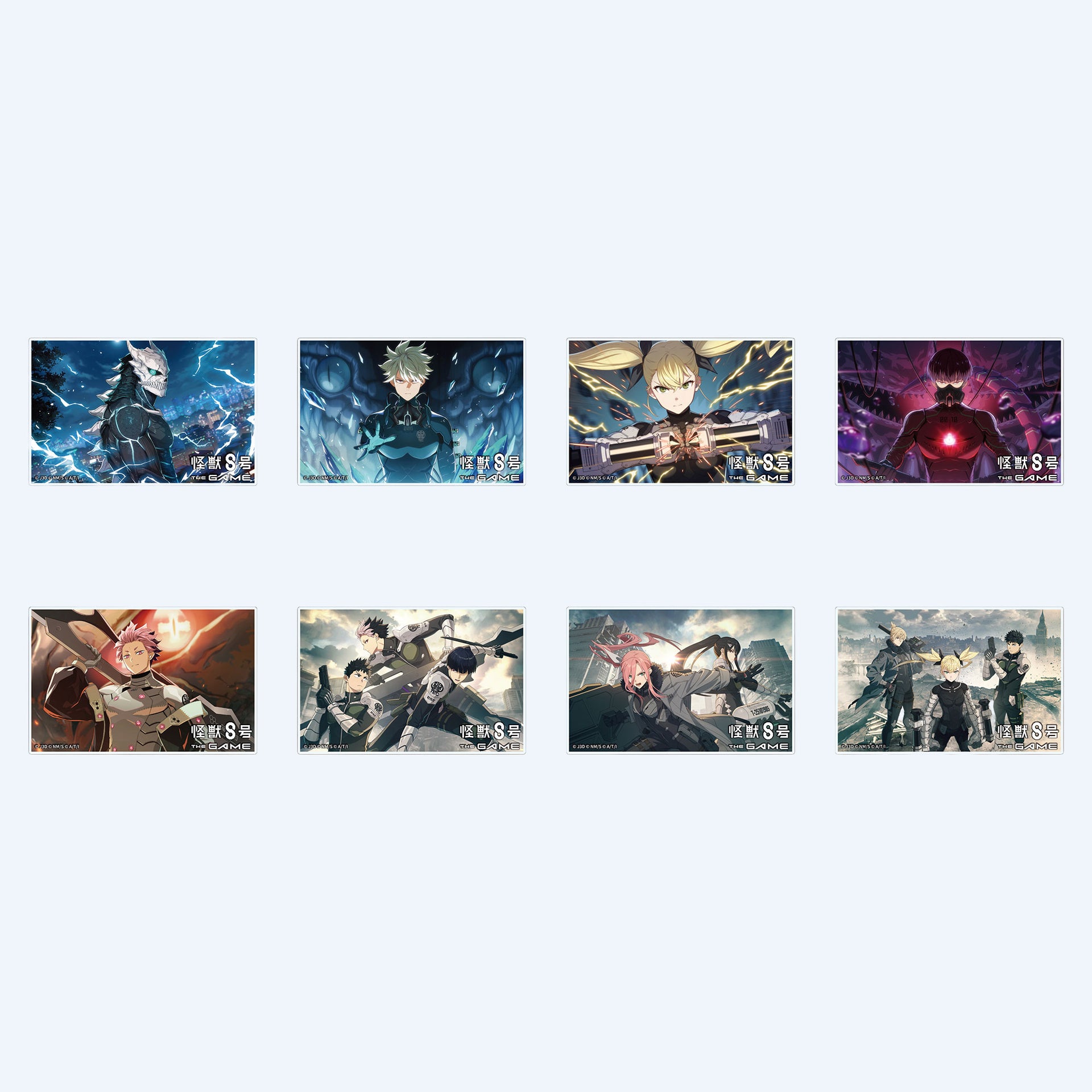 Kaiju No.8 THE GAME Acrylic Trading Cards [8 designs] Blind Box