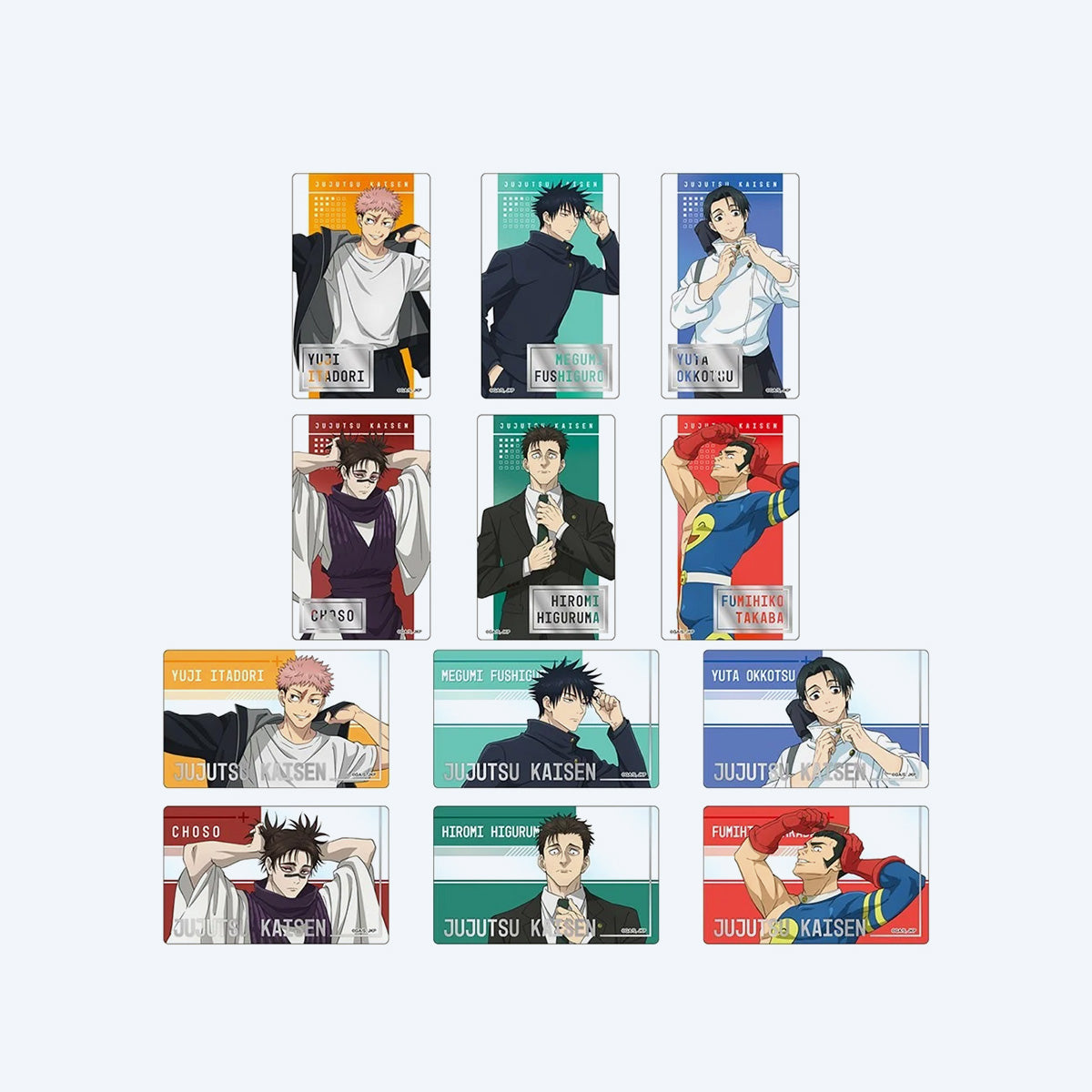 JUJUTSU KAISEN Culling Game Foil Stamped Clear Card Blind Box
