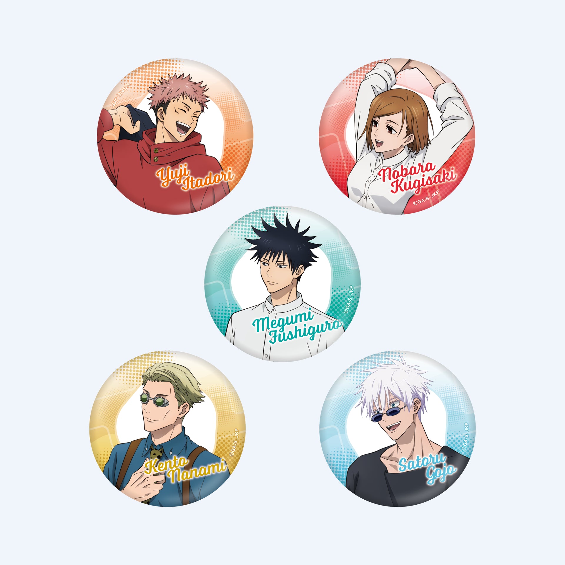 Jujutsu Kaisen Shibuya Incident 5 Piece Pin Set