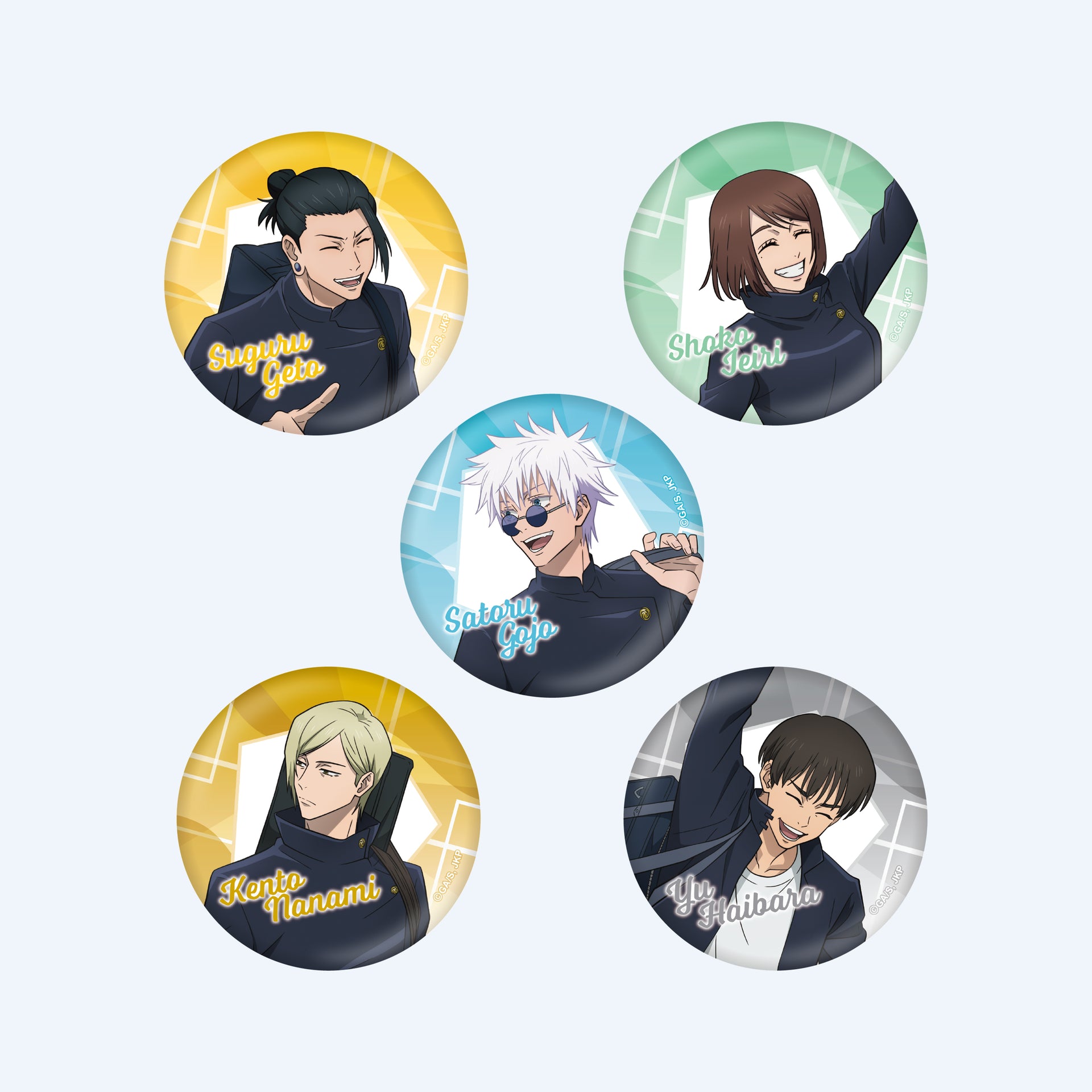 Jujutsu Kaisen Hidden Inventory 5 Piece Pin Set