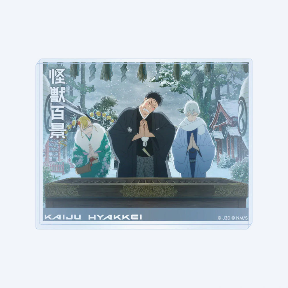 Kaiju No. 8 Kaiju Hyakkei Kafka Reno Kikoru Acrylic Block