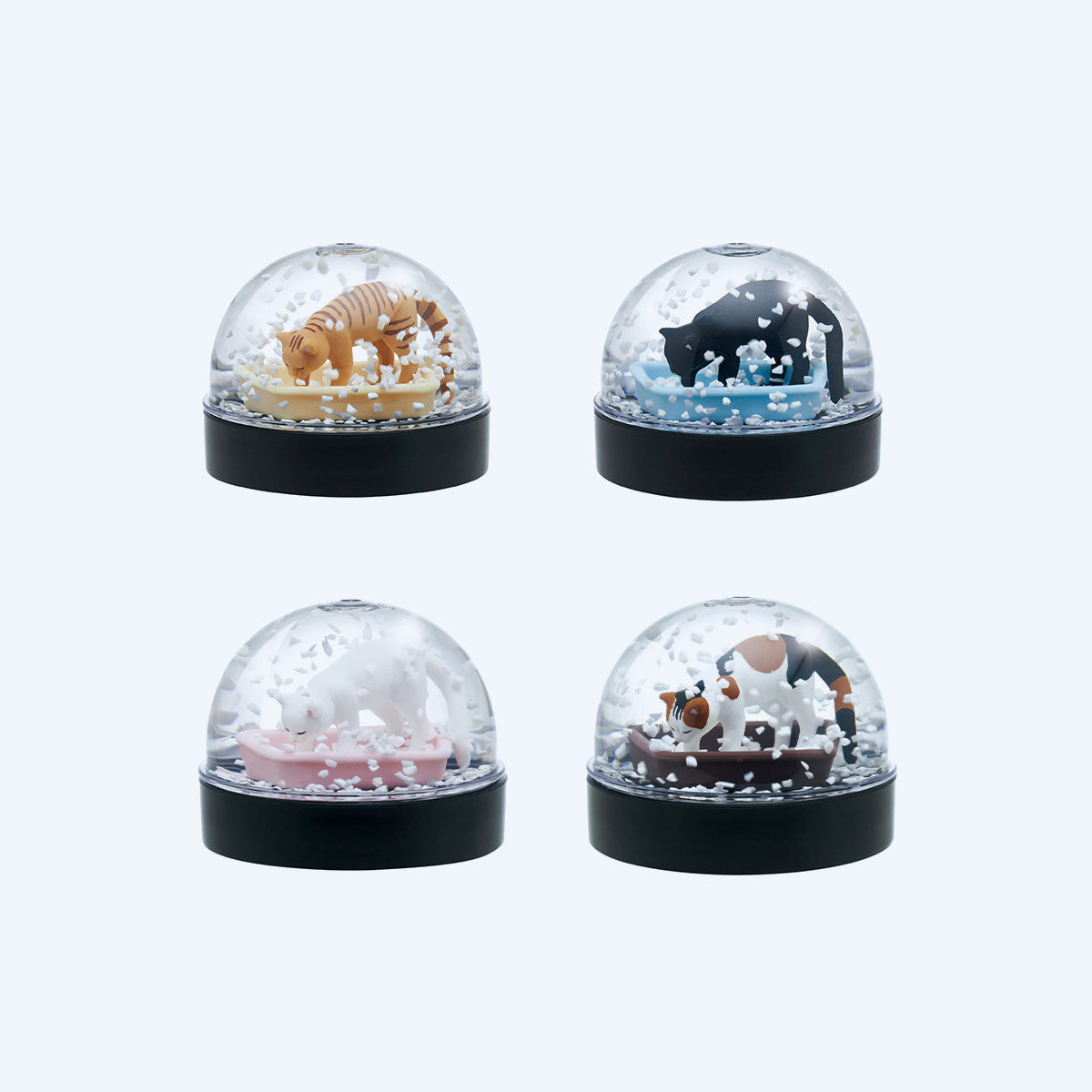 Cat Litter Snow Globe Blind Box