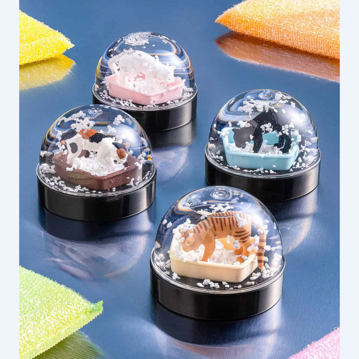 Cat Litter Snow Globe Blind Box