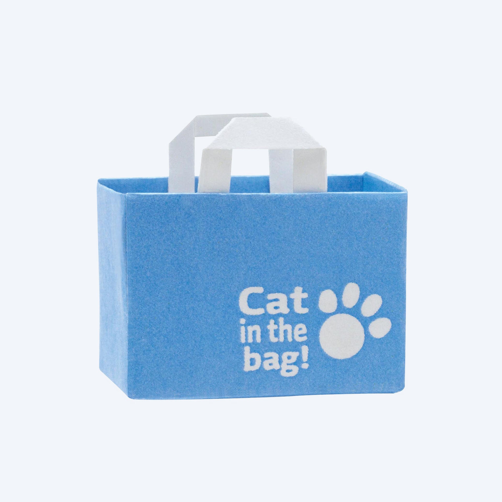 Flocked Cats in Paper Bags Blind Box