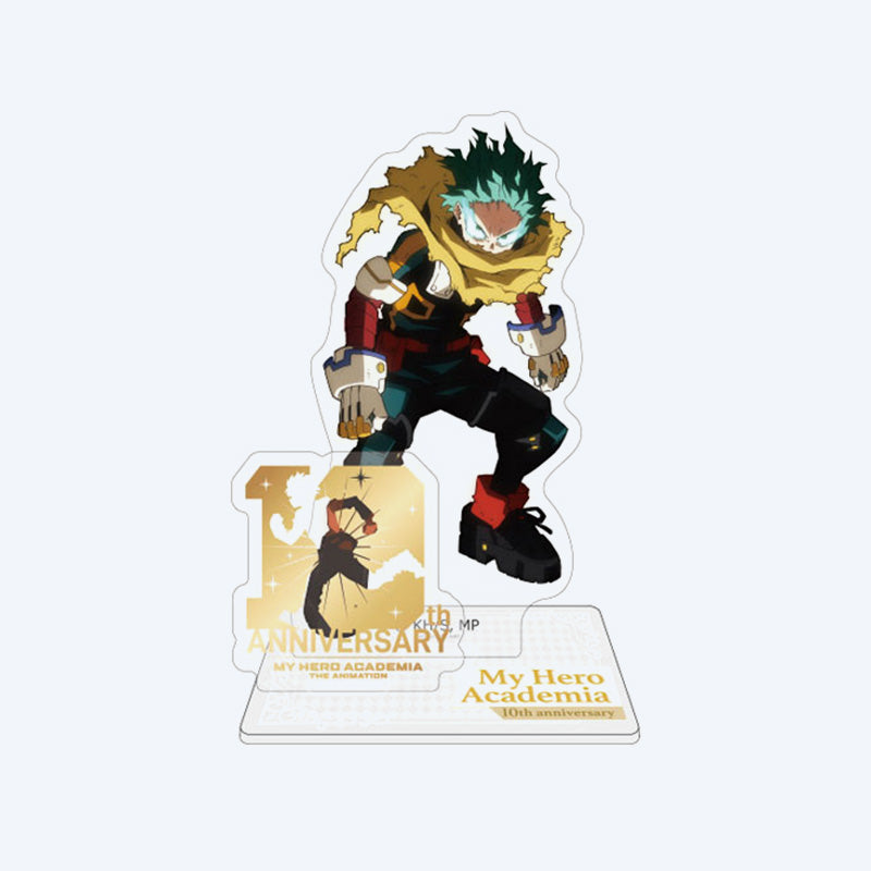 My Hero Academia 10th Anniversary Izuku Midoriya Action Acrylic Stand