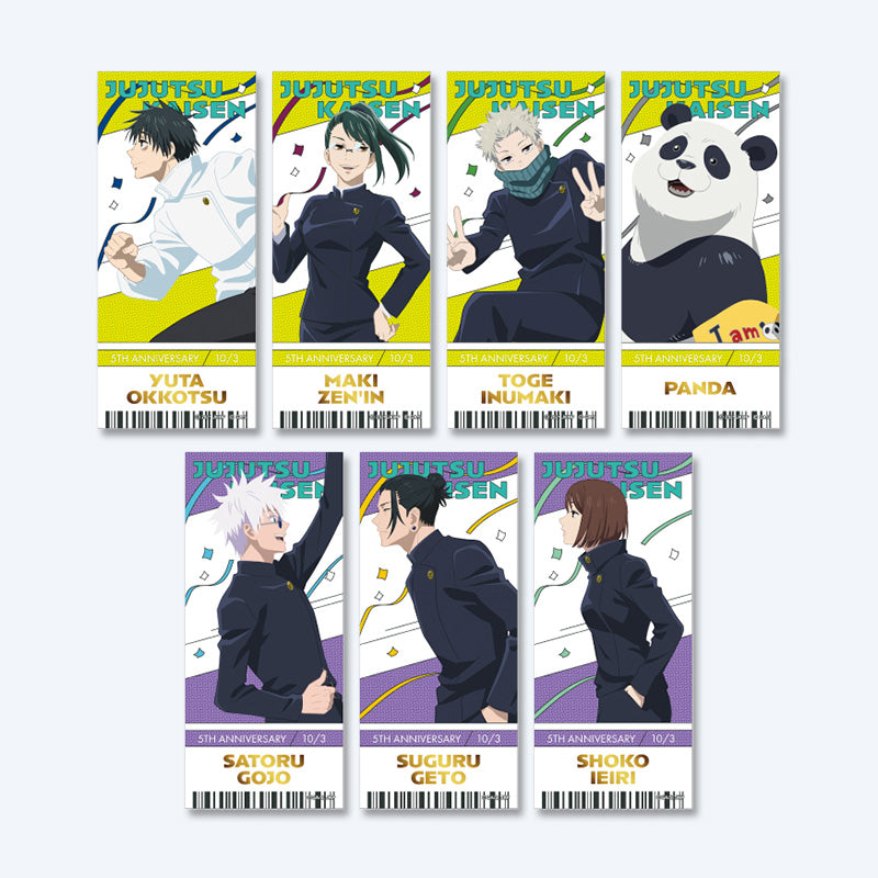 JUJUTSU KAISEN 5th Anniversary Part 2 Foil Ticket Blind Pack
