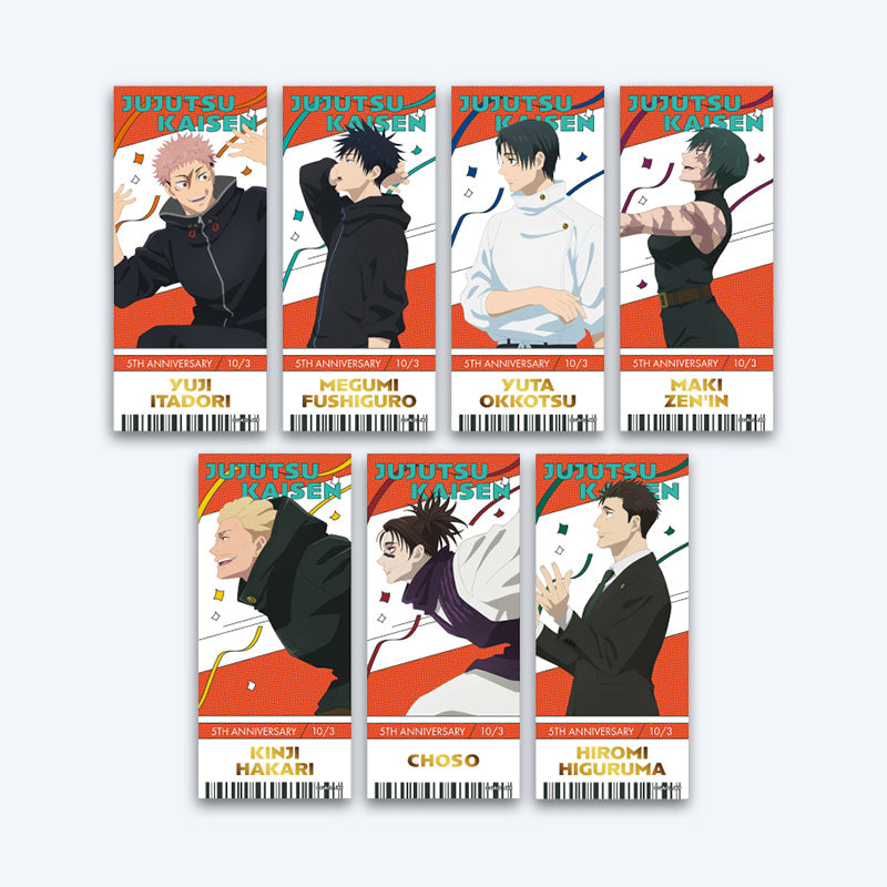JUJUTSU KAISEN 5th Anniversary Part 3 Foil Ticket Blind Pack