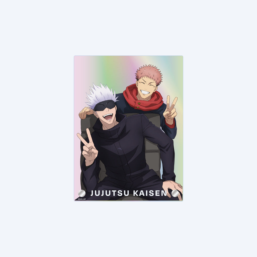 JUJUTSU KAISEN 5th Anniversary Magazine Illustration Yuji and Gojo Acrylic Panel