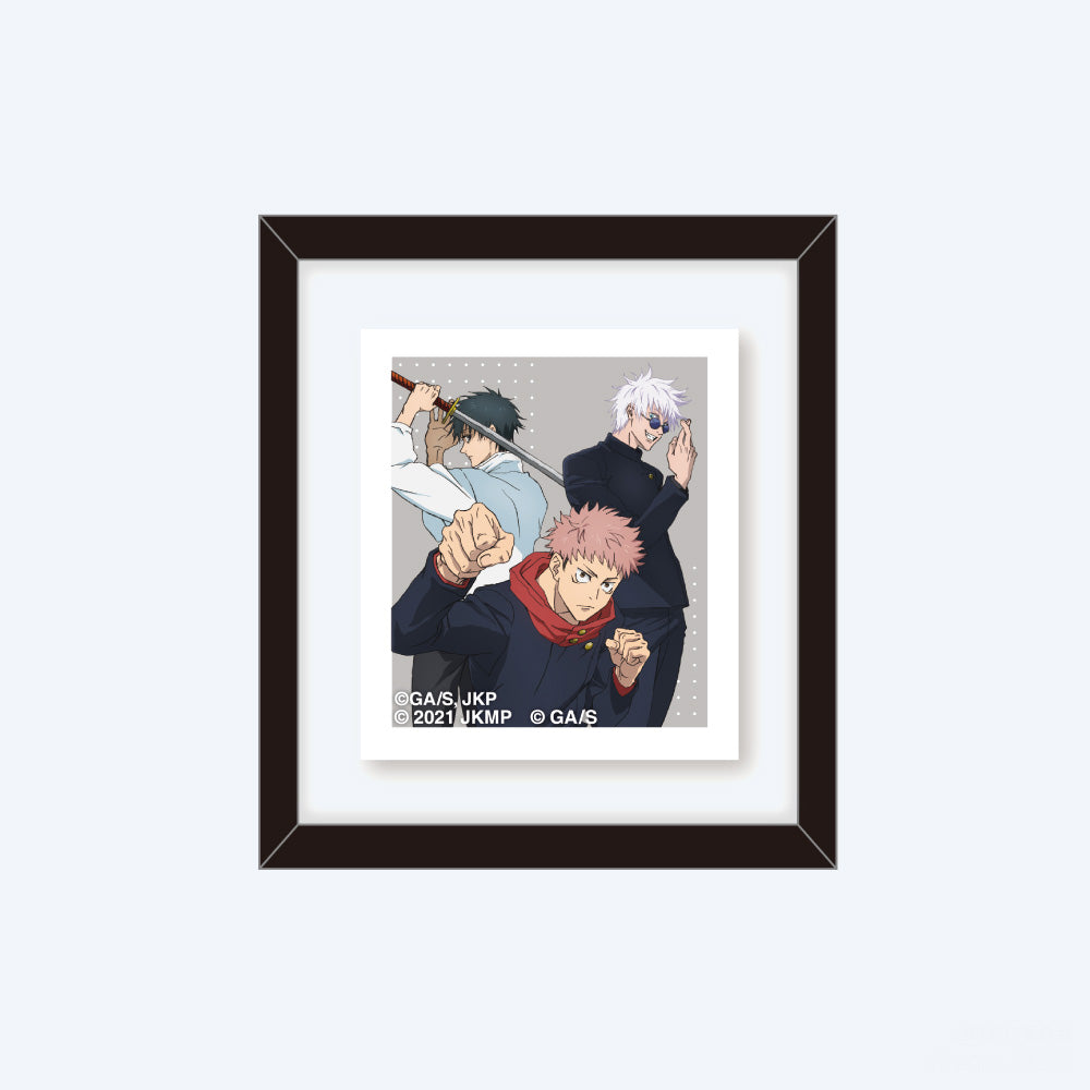 JUJUTSU KAISEN 5th Anniversary Magazine Illustration Yuji Yuta and Gojo Framed Magnet