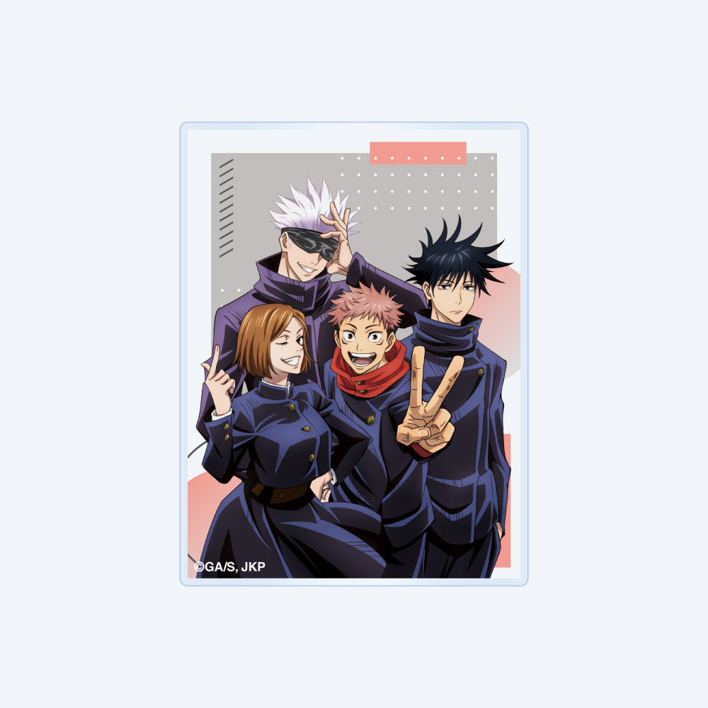 JUJUTSU KAISEN 5th Anniversary Magazine Illustration Group Acrylic Sticker