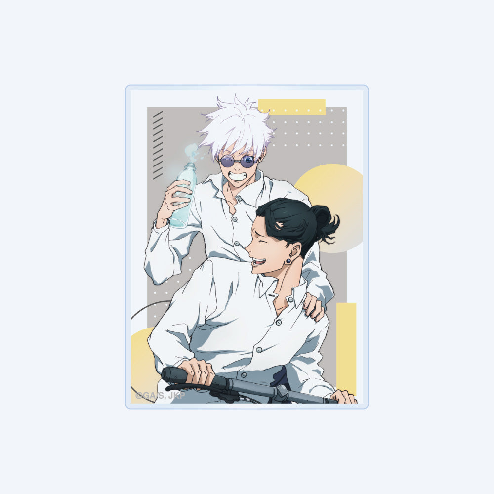 JUJUTSU KAISEN 5th Anniversary Magazine Illustration Gojo and Geto Acrylic Sticker