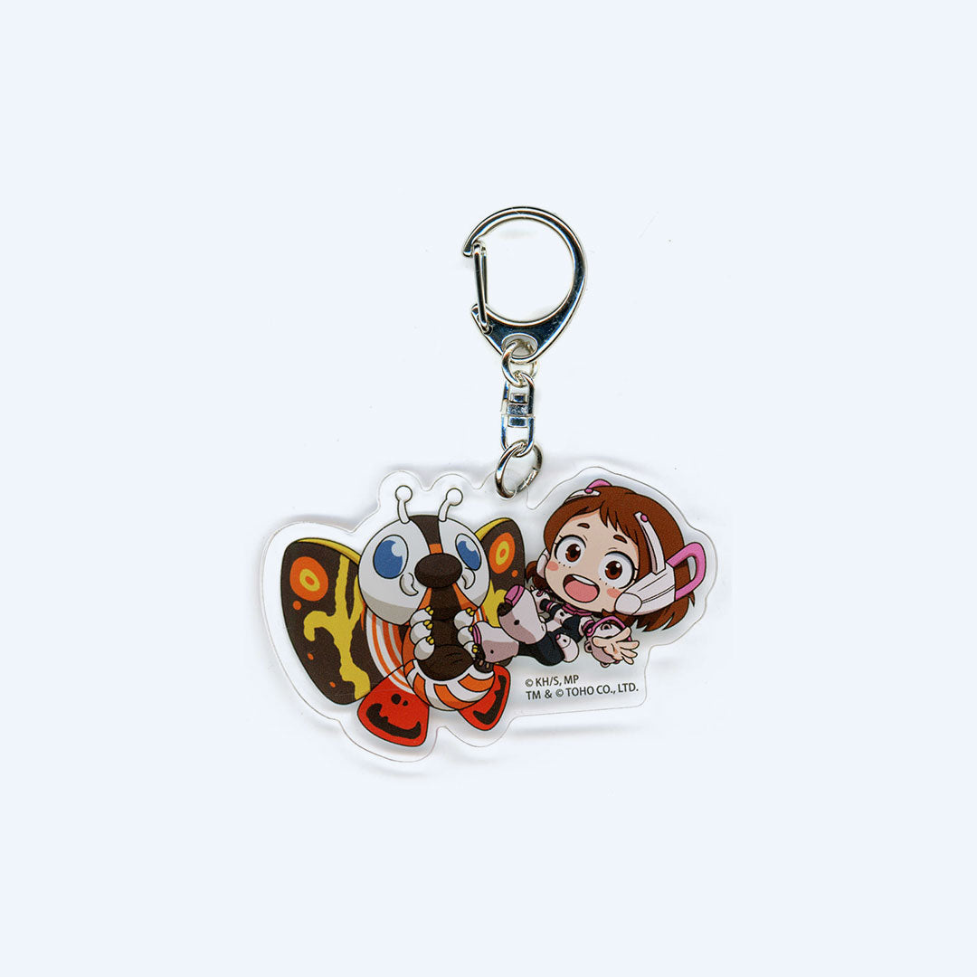 My Hero Academia x Godzilla Ochaco x Mothra Acrylic Keychain