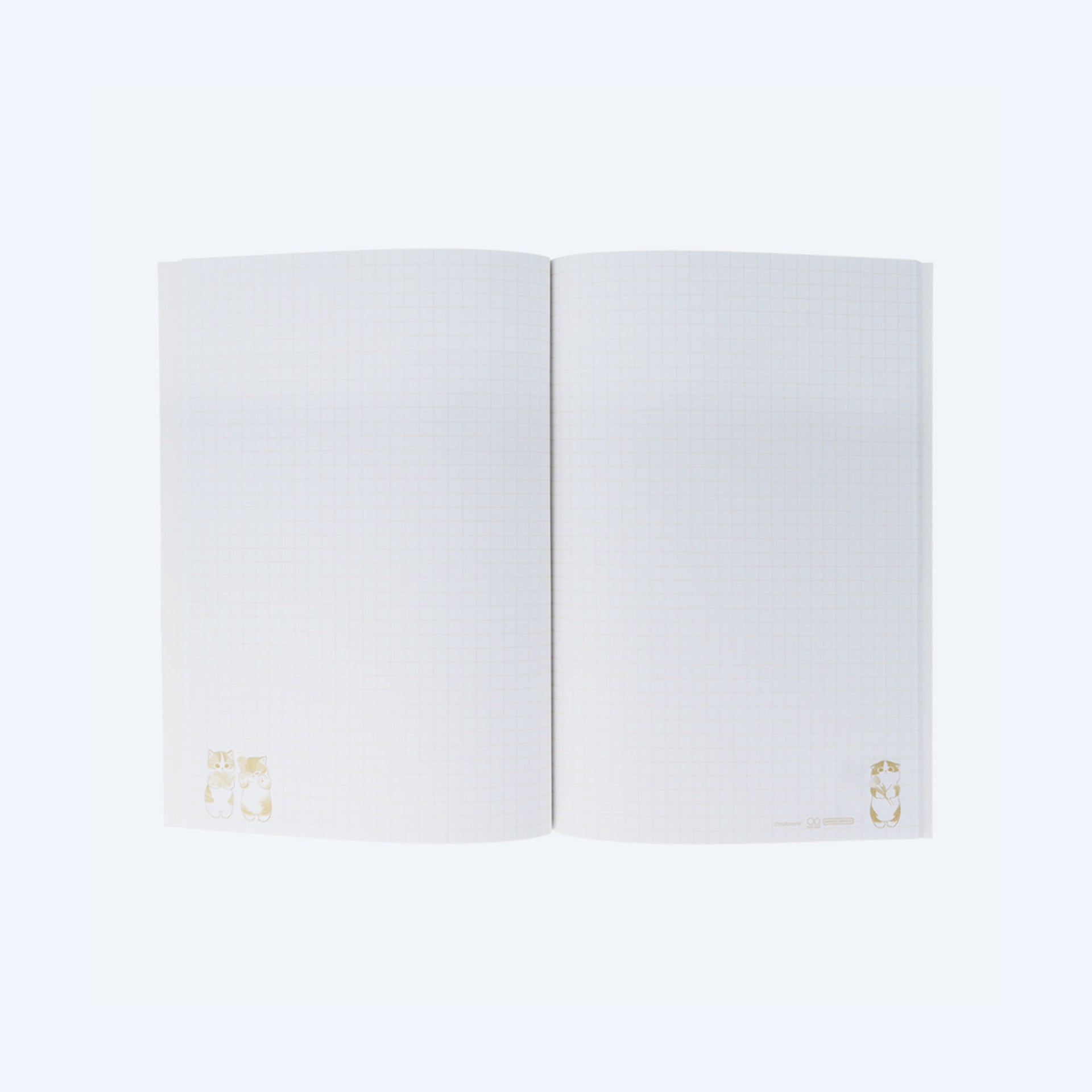 mofusand Pink White Striped A5 Notebook