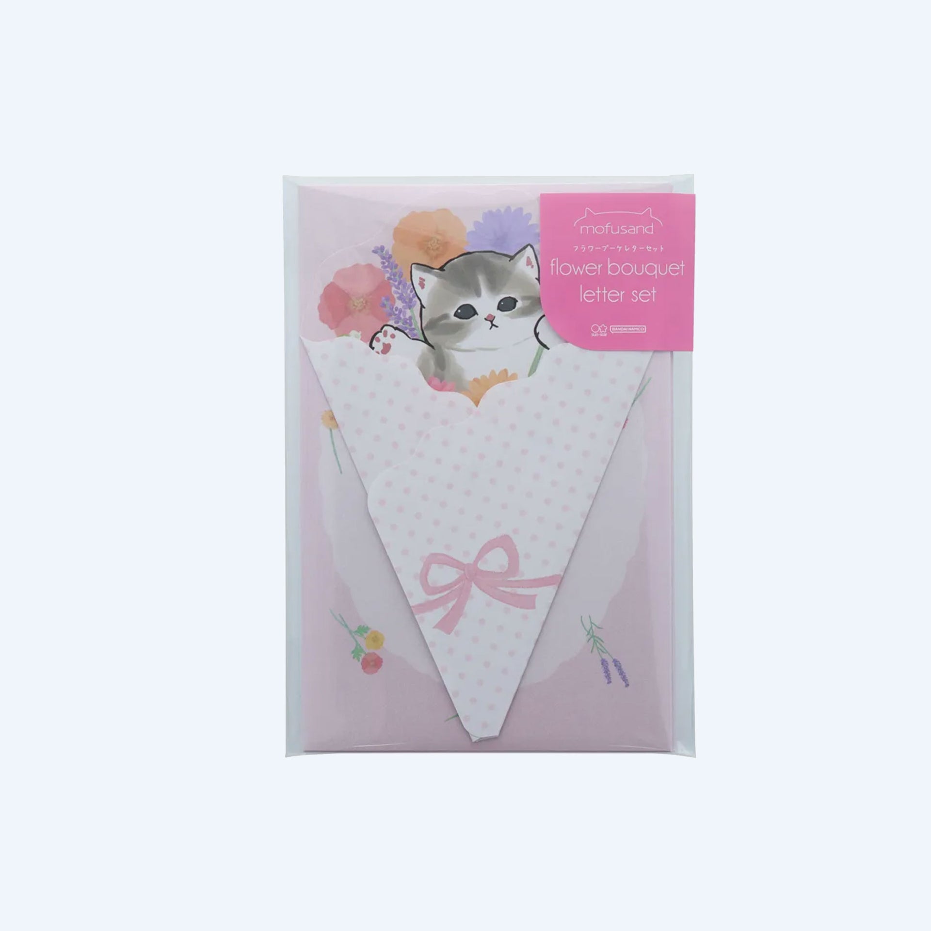 mofusand Flower Bouquet Letter Set