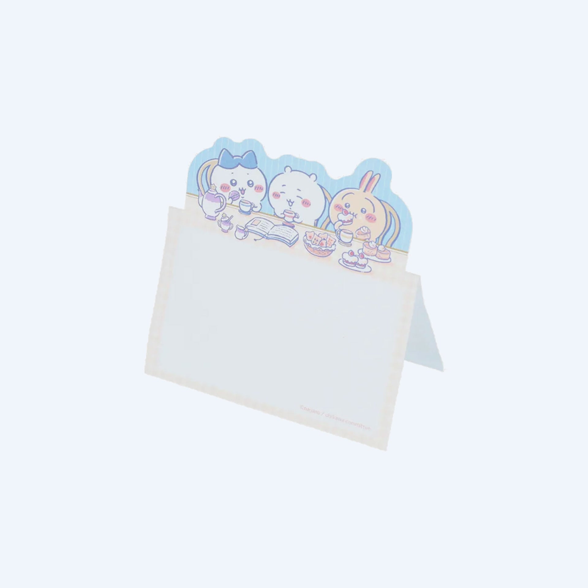 Chiikawa Blue Tea Time Mini Memo Pad