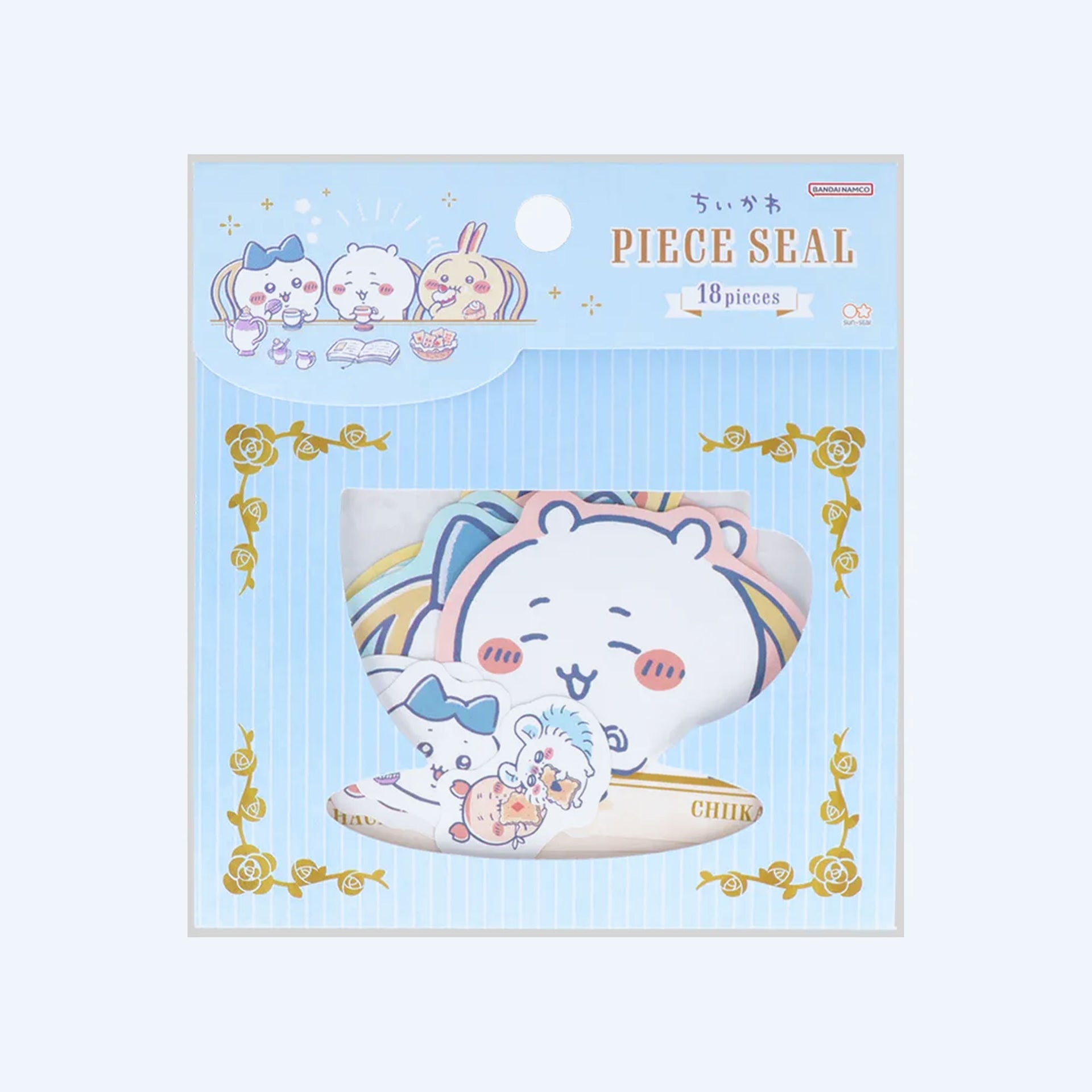 Chiikawa Blue Tea Time Sticker Set