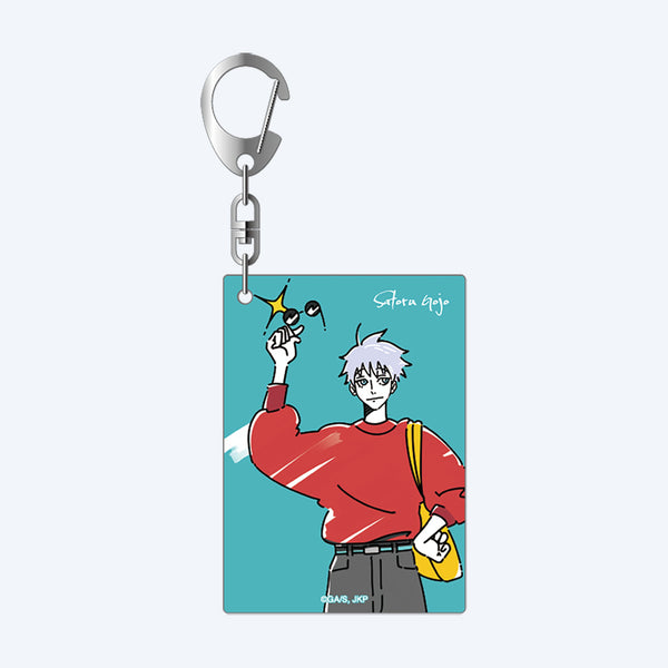 【WHIB】イジョン　手描きアクリルキーホルダー JUJUTSU KAISEN 5th Anniversary Memorable ED Satoru Gojo Acrylic