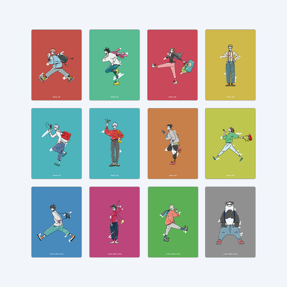 JUJUTSU KAISEN 5th Anniversary Memorable ED Clear Trading Cards Blind Box