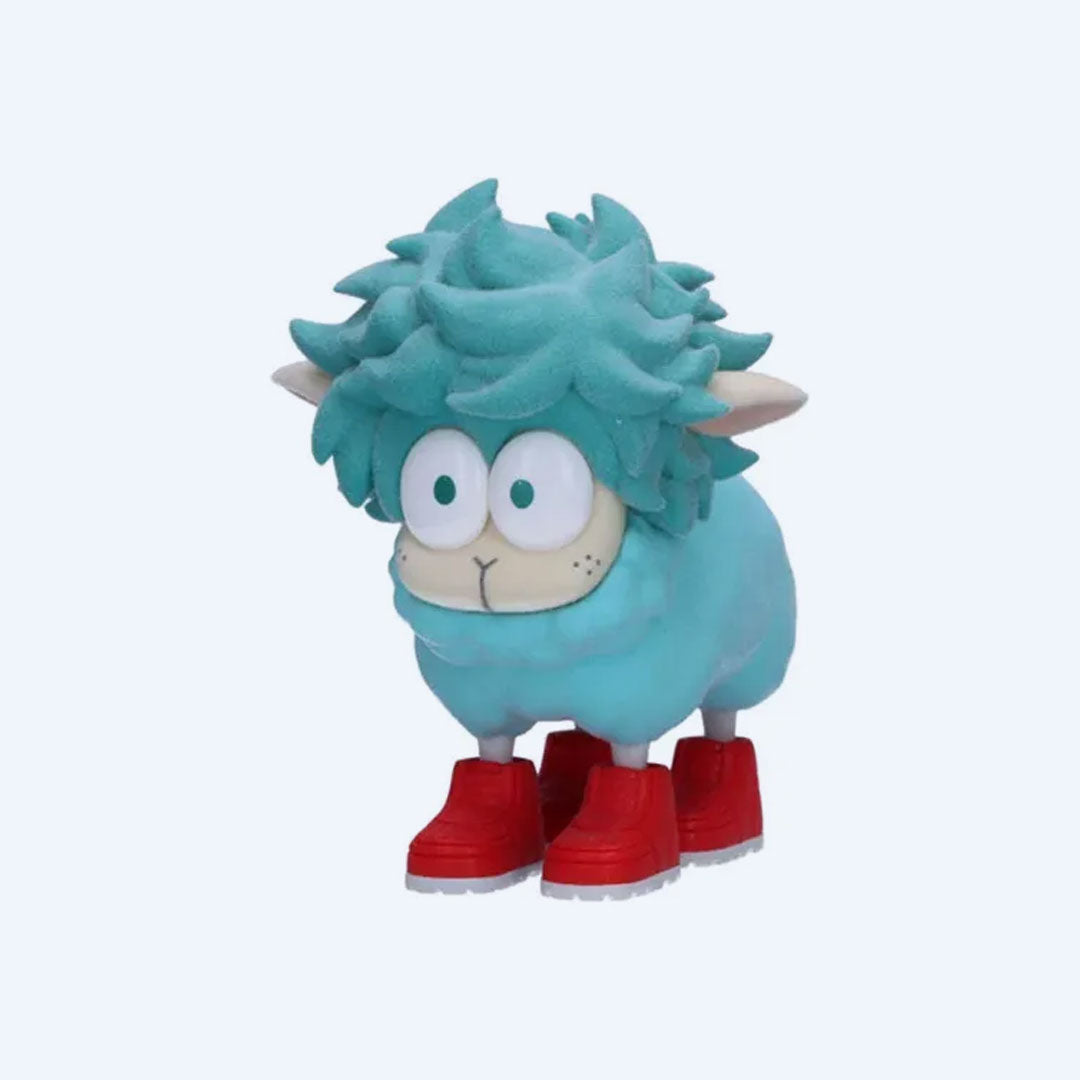 My Hero Academia Deku Sheep Flocked Figure