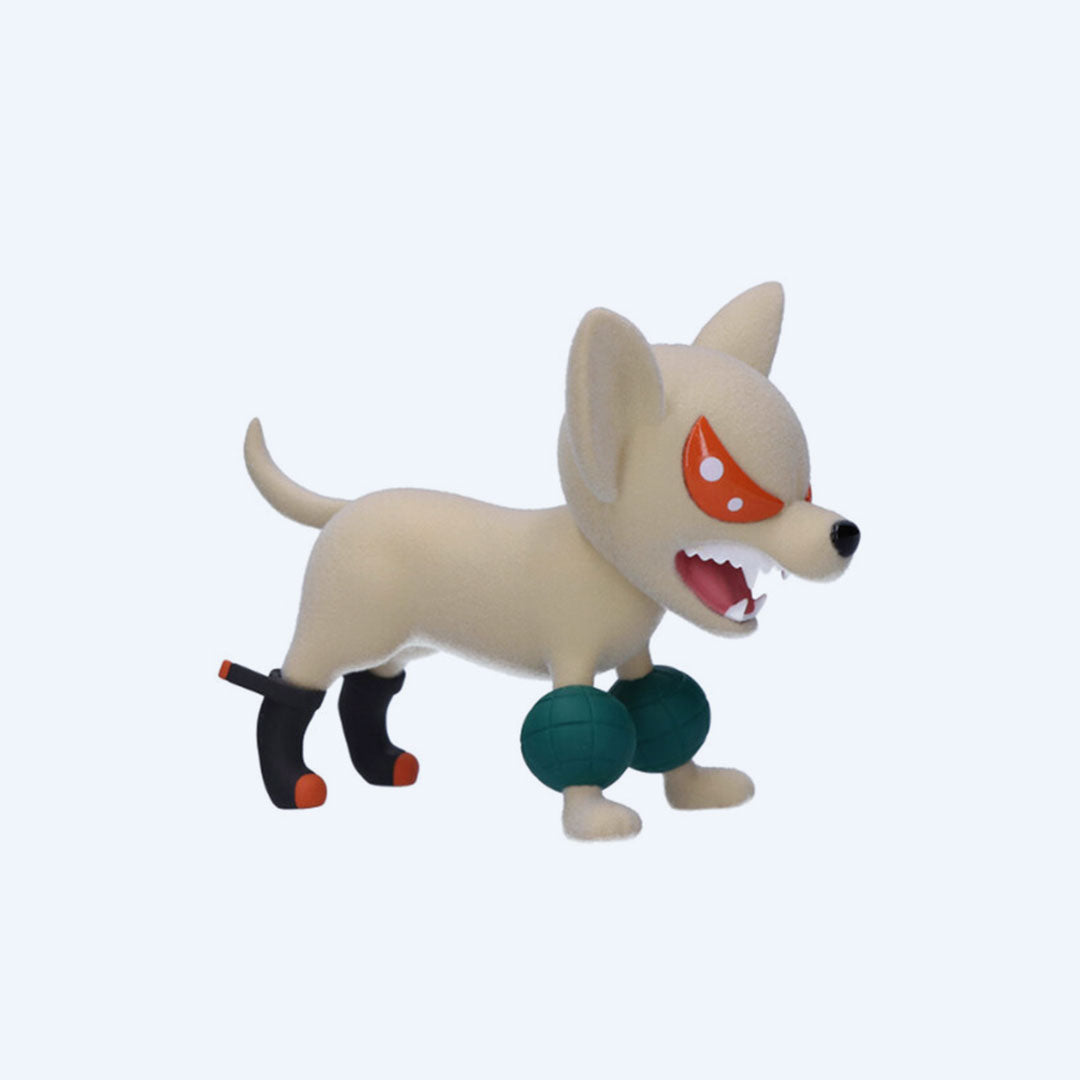My Hero Academia Baku Dog Flocked Figure