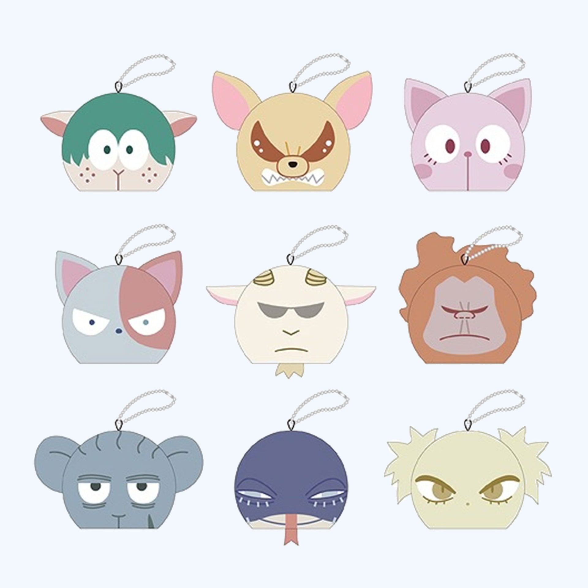 My Hero Academia Animal Mini Cushion Keychains Blind Box