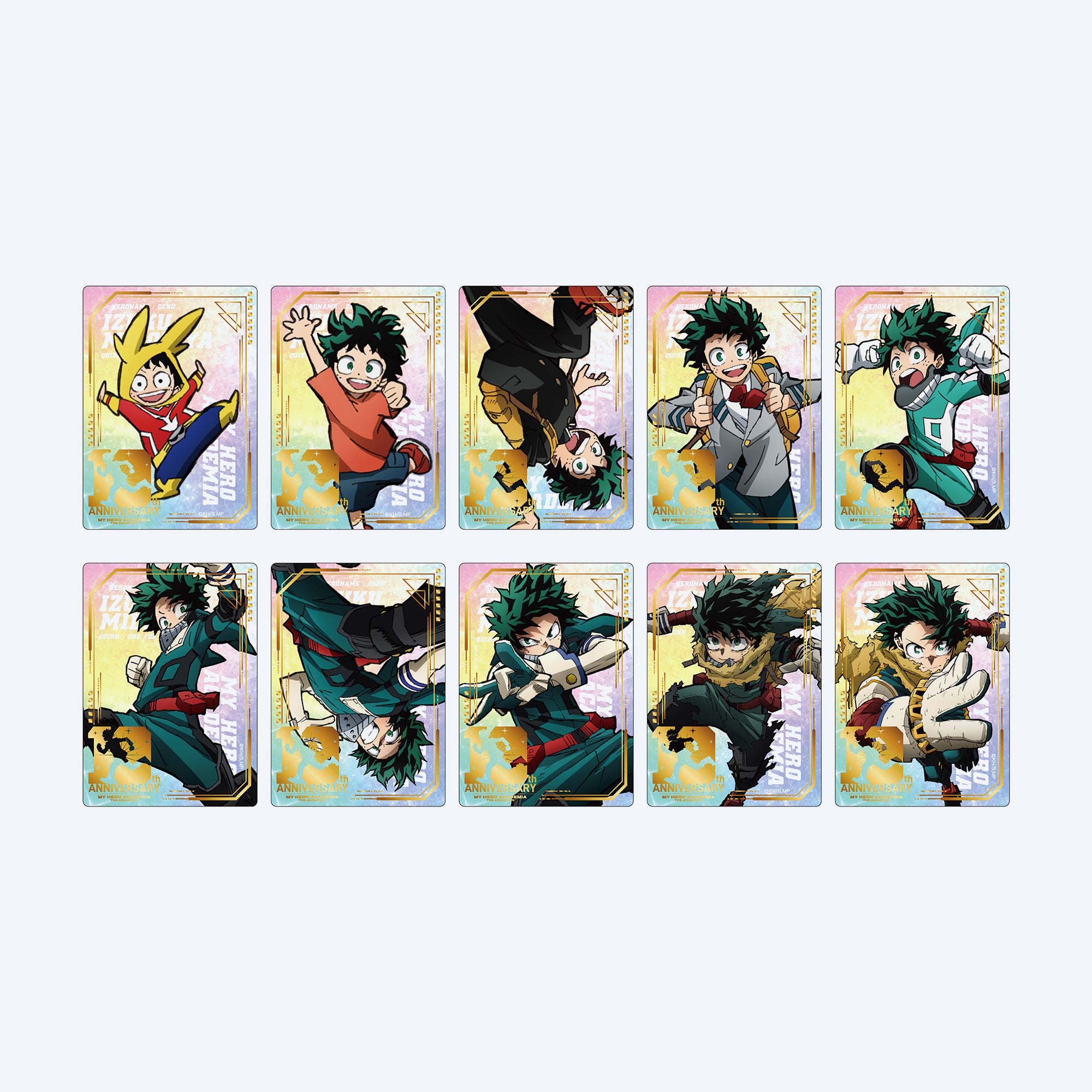 My Hero Academia 10th Anniversary Blind Trading Cards – TOHO