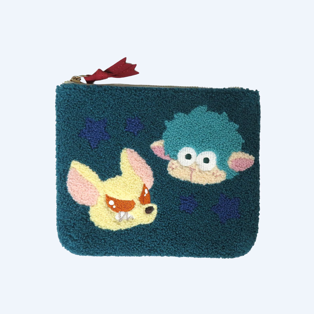 My Hero Academia Deku Sheep and Baku Dog Pouch