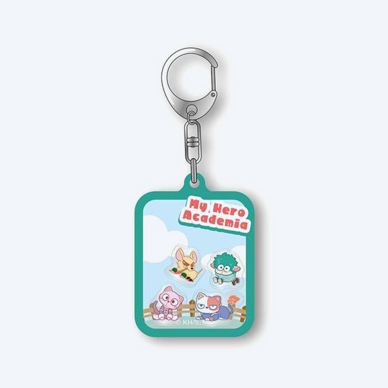 My Hero Academia Deku Baku Ocha Shoto Animal Acrylic Keychain